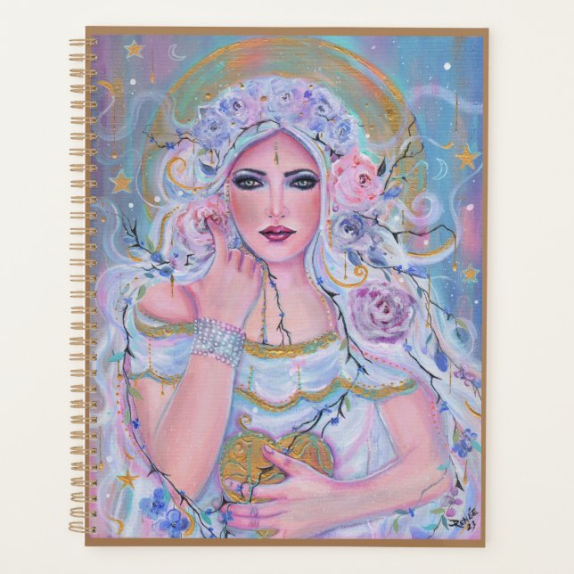 Venusgöttin der Liebe Rose von Renee Planer (Vorderseite)