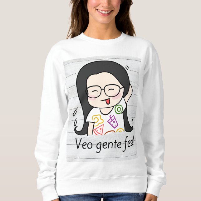 veo gente fea sweatshirt (Vorderseite)