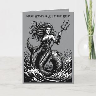 Vepar Sirene der höllischen Meere Illustration Karte