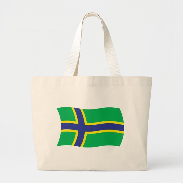 Vepsians Flag Totag Jumbo Stoffbeutel (Vorne)