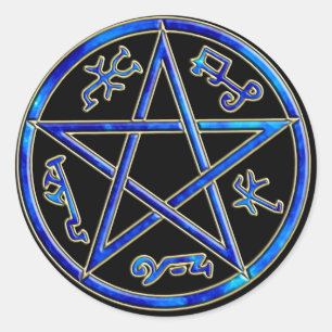 ver 01 - Solomons die Falle Teufels/Dämon-- Runder Aufkleber