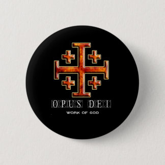 Ver 3 - Jerusalem-Kreuz - Opus Dei - Button