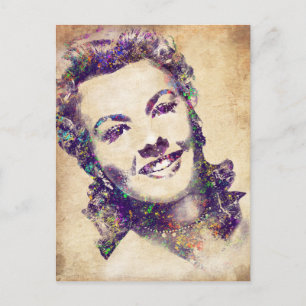 Vera-Ellen Postkarte