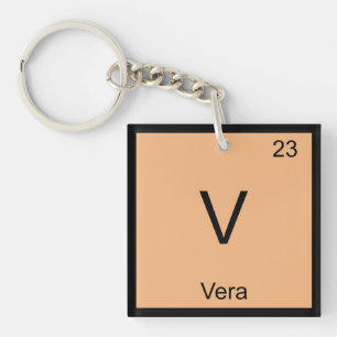 Vera Name Chemie Element Periodensystem Schlüsselanhänger