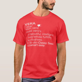 Vera Name Vera Definition Vera Weibliche Bezeichnu T-Shirt