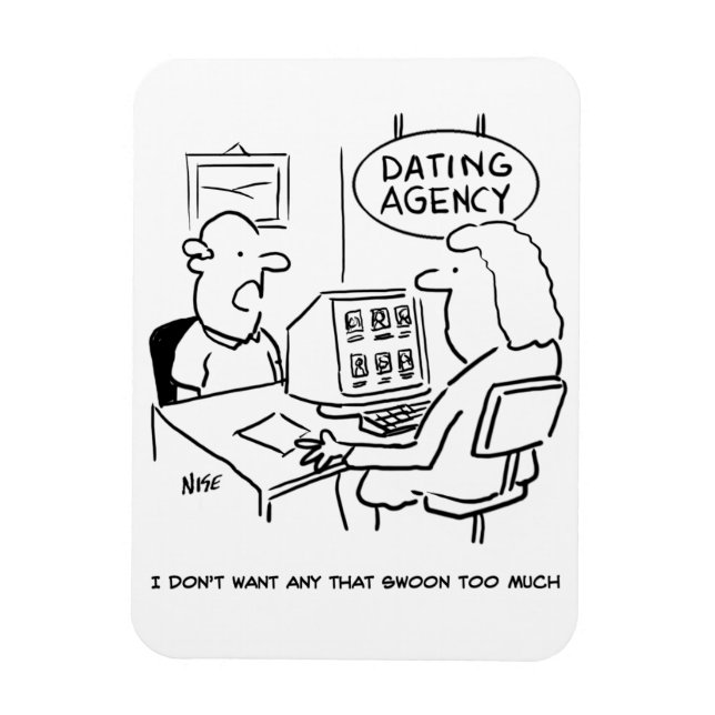 Verabred Agency - will kein Mädchen, das schwitzt Magnet (Vertikal)