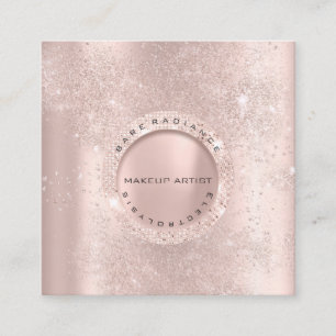 Verabredungs-Karten-Elektrolyse-Rosen-Glitzer-Lux Telefonnummerkarte