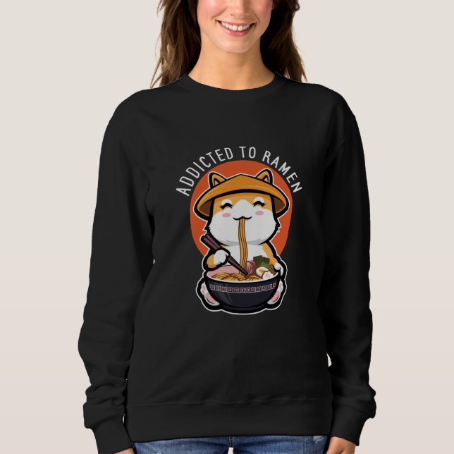 Verabschiedet auf Ramen Sweatshirt (Vorderseite)