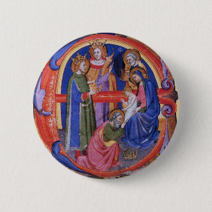 VERABSCHIEDEUNG DES NATIVITÄTSPARCHMENTS VON MAGI  BUTTON