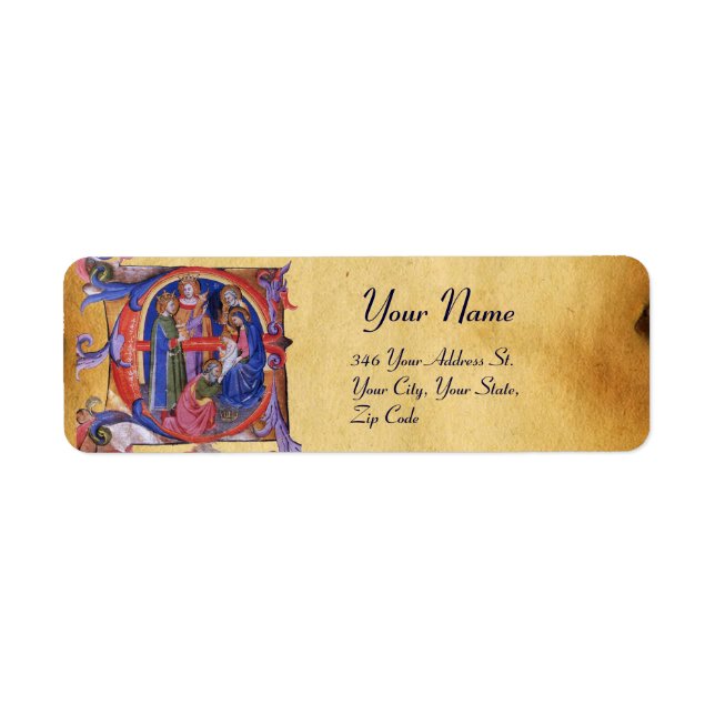 VERABSCHIEDEUNG DES PARCHMENTS DER MAGI-NATIVITÄT (Vorne)