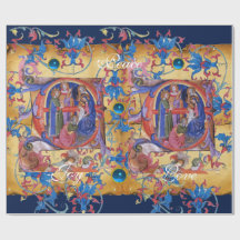 VERABSCHIEDEUNG DES PARCHMENTS MAGI FLORAL CHRISTM