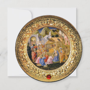 VERABSCHIEDUNG VON MAGI Fra Angelico, Gemstone, We Einladung