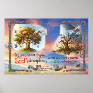 Verachte niemals die Zucht des Herrn Poster