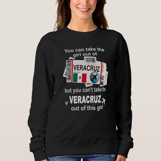 Veracruz Boarding Pass  Veracruz Girl  Veracruz Sweatshirt (Vorderseite)