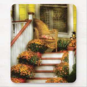 Veranda - Im Licht des Herbstes Mousepad