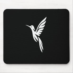 Veranda-Kolibri-Beobachter Minimalist Bird T-Shirt Mousepad
