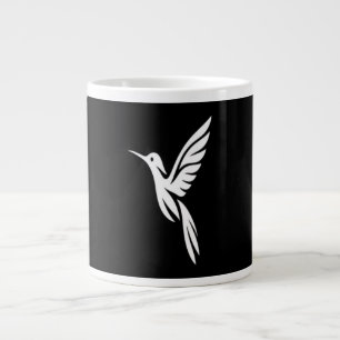 Veranda-Kolibri-Beobachter Minimalistisches Vogel- Jumbo-Tasse
