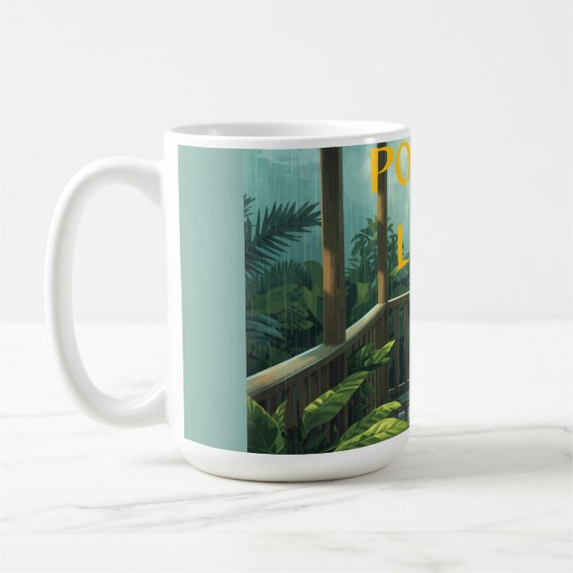 VERANDA-LEBEN REGENTAG KAFFEETASSE (Links)
