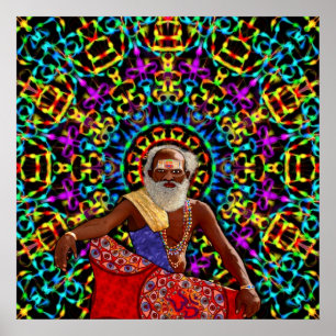 Veränderte Wahrnehmungen eines Heiligen Mannes Poster