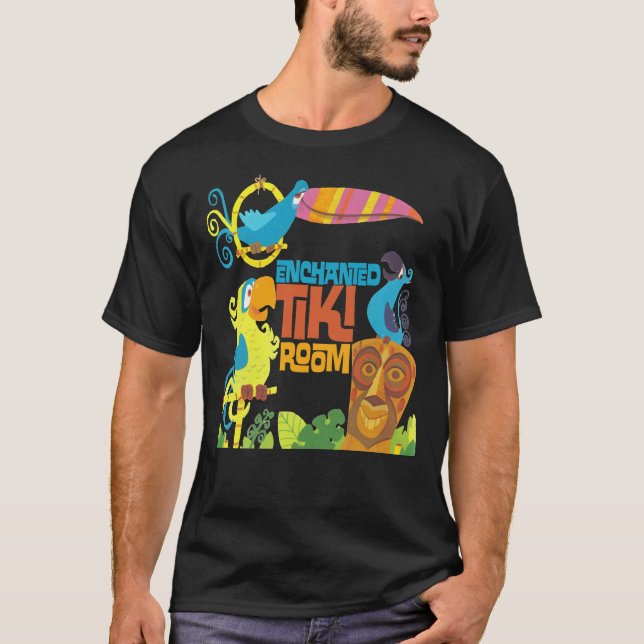 VERÄNDERTER TIKI ZIMMER Klassischer T - Shirt (Vorderseite)