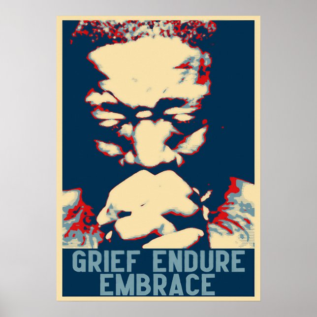 Verändertes Obama Hope Poster (Vorne)