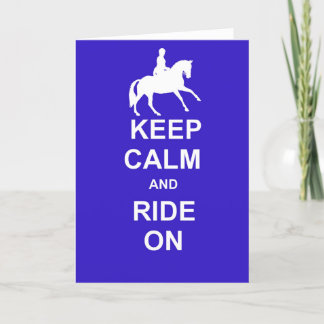 VERÄNDERUNG DER FÜHRENDEN BEHALT-CALM-Grußkarte Dankeskarte