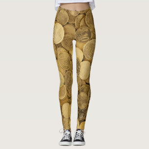 Veränderung der Geldmünzen von Frauen Leggings
