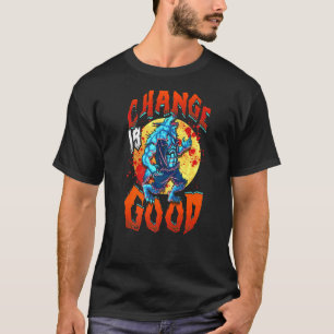Veränderung ist gut Halloween und Wolf Werwolf Lyc T-Shirt