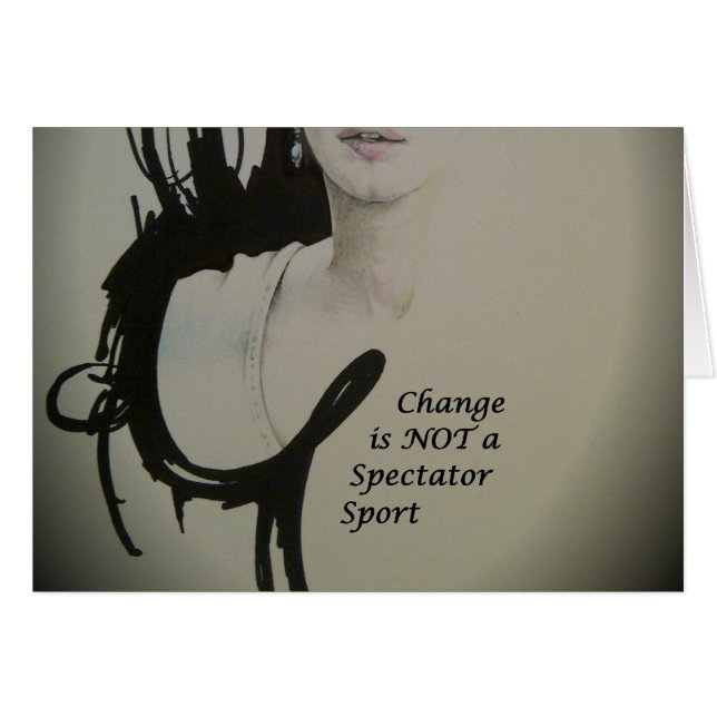 Veränderung ist nicht spektakulär Sport Art Print (Vorderseite (Horizontal))