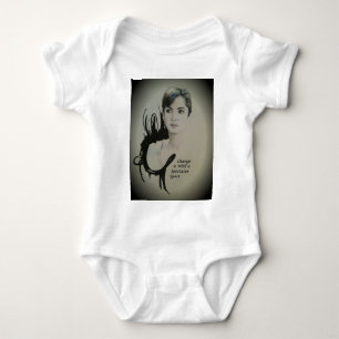 Veränderung ist nicht spektakulär Sport Art Print Baby Strampler