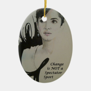 Veränderung ist nicht spektakulär Sport Art Print Keramik Ornament