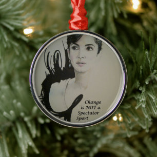 Veränderung ist nicht spektakulär Sport Art Print Ornament Aus Metall