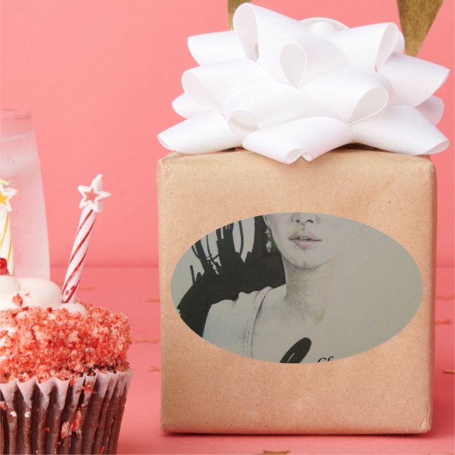 Veränderung ist nicht spektakulär Sport Art Print Ovaler Aufkleber (Party)