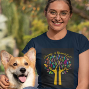 "Veränderung ist schön" Anpassen des T - Shirt von