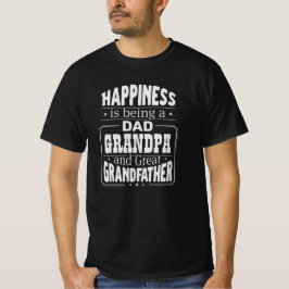 Veränderung Vater & Opa, Glück Großvater T-Shirt