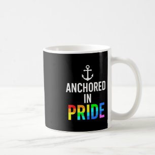 Verankert im Stolz – Minimal Nautical Boating Sege Kaffeetasse