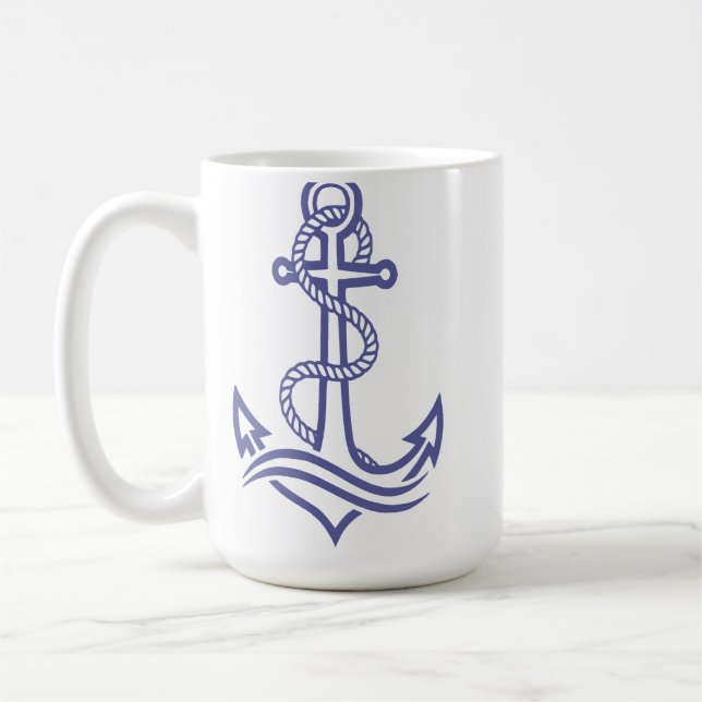 verankert in Stärke Kaffeetasse (Links)