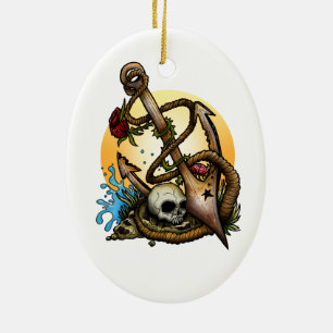 verankert keramik ornament