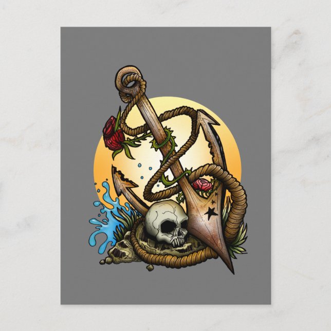 verankert postkarte (Vorderseite)