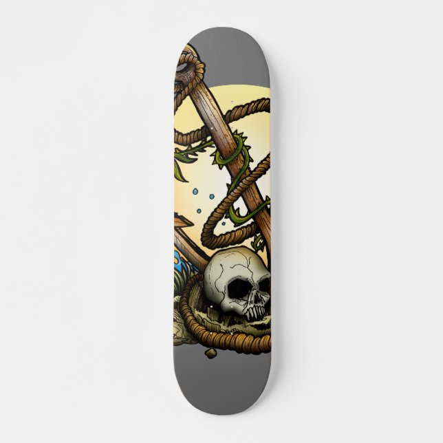 verankert skateboard (Vorne)
