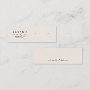 Verano Mini Earring Horizontal Visitenkarte