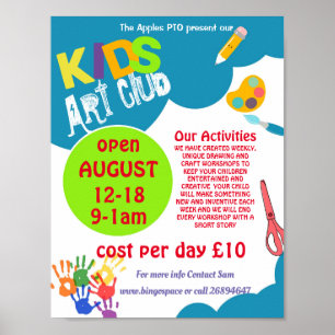 Veranstaltung im Art Club Poster