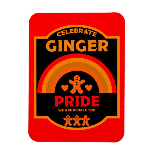Veranstaltungen mit Ingwer Pride Montag Magnet (Vertikal)