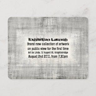 Veranstaltungseinladung Ausstellung Kunst Launch P Einladung