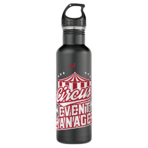 Veranstaltungspersonal Circus Karneval Design Edelstahlflasche