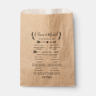 Veranstaltungsprogramm Confetti Geschenktütchen