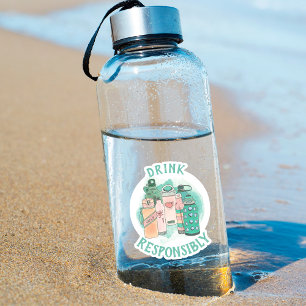 verantwortungsvoll trinken aufkleber