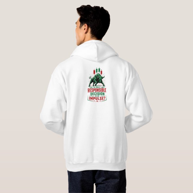 Verantwortungsvolle Entscheidung oder impulsive Ha Hoodie (Schwarz voll)
