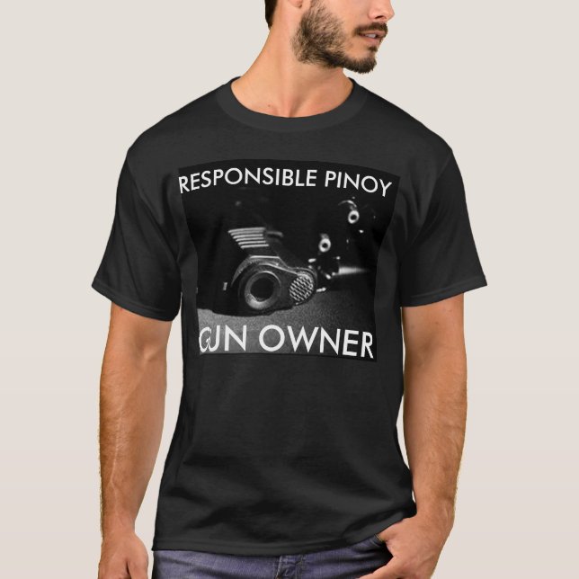 Verantwortungsvolles Pinoy Gun Owner Shirt (Vorderseite)