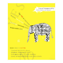 Verantwortungsvolles Tourismusschützenplakat